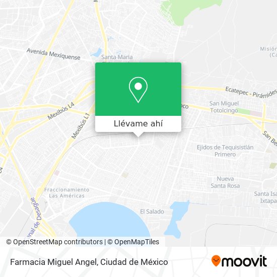 Mapa de Farmacia Miguel Angel