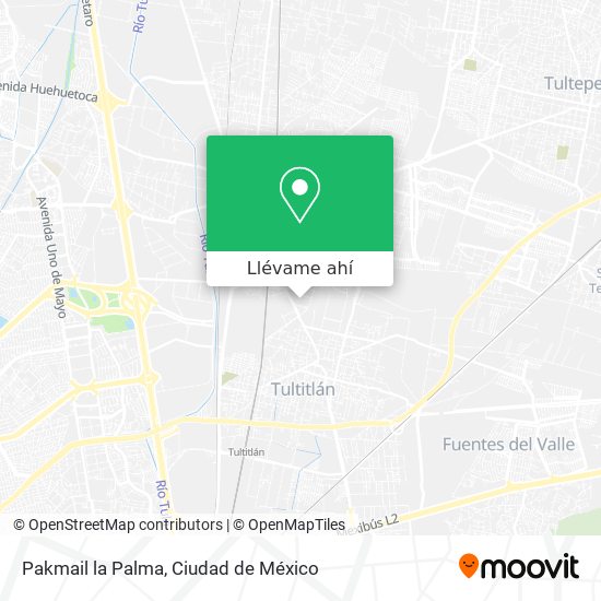 Mapa de Pakmail la Palma