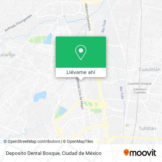 Mapa de Deposito Dental Bosque