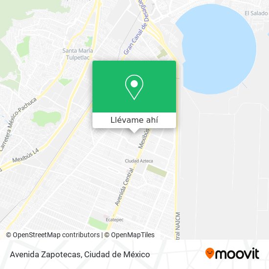 Mapa de Avenida Zapotecas