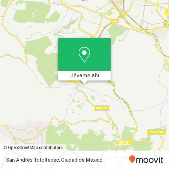 Mapa de San Andrés Totoltepec