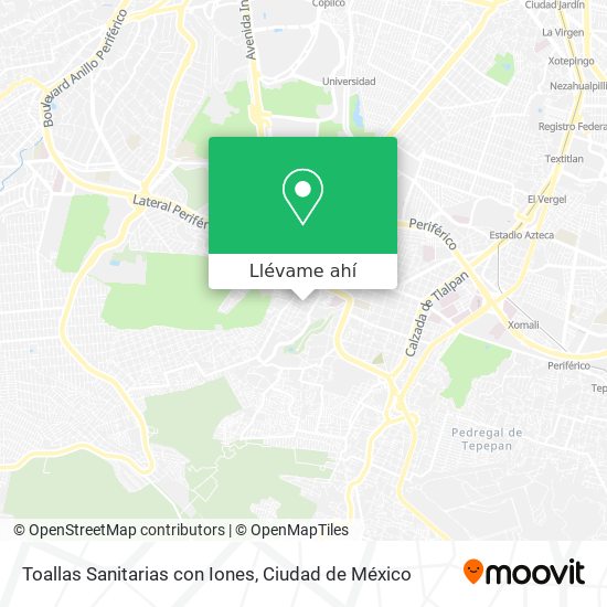 Cómo llegar a Toallas Sanitarias con en Obregón en o Tren?