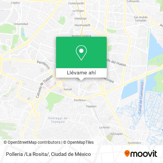 Mapa de Polleria /La Rosita/