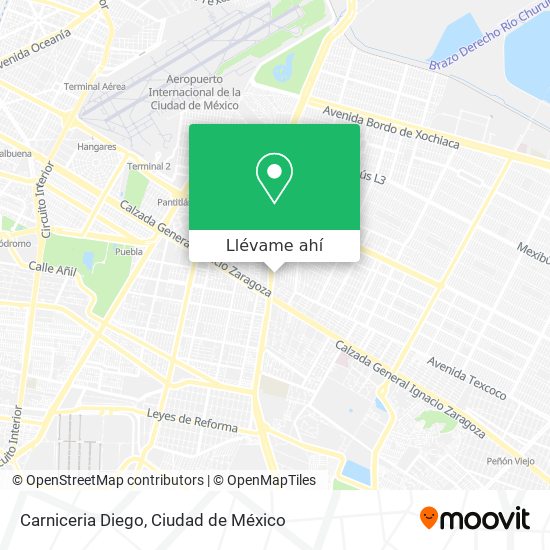 Mapa de Carniceria Diego