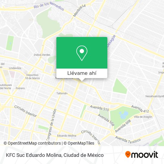 Mapa de KFC Suc Eduardo Molina