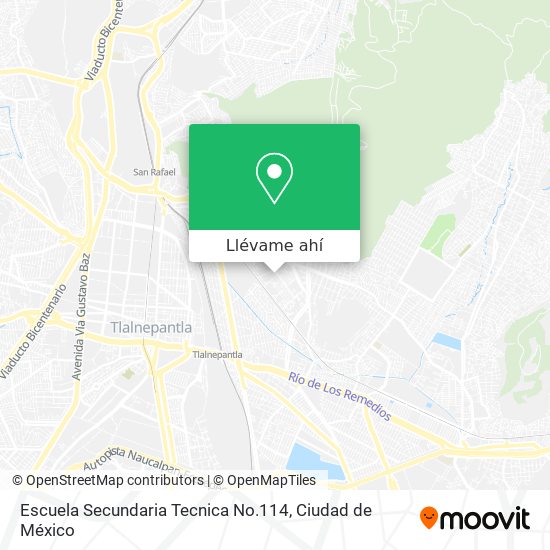 Mapa de Escuela Secundaria Tecnica No.114