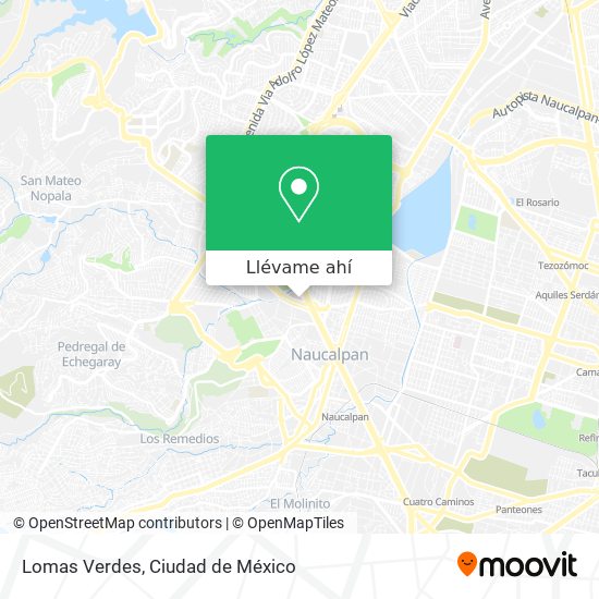 Mapa de Lomas Verdes