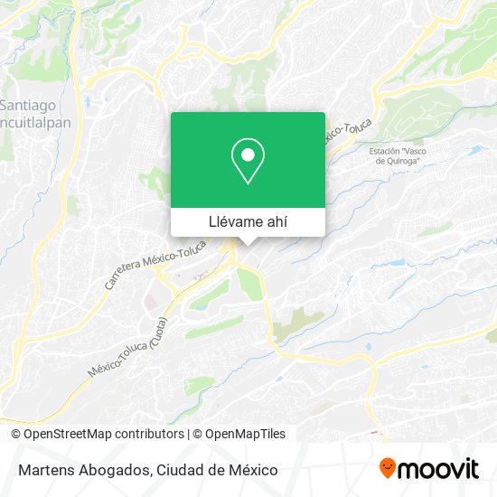 Mapa de Martens Abogados