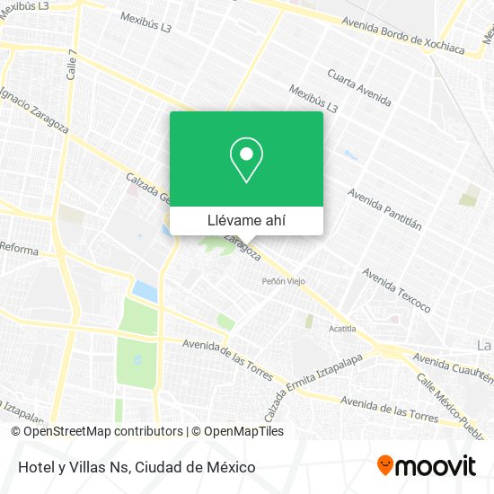 Mapa de Hotel y Villas Ns