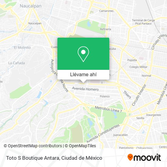 Mapa de Toto S Boutique Antara