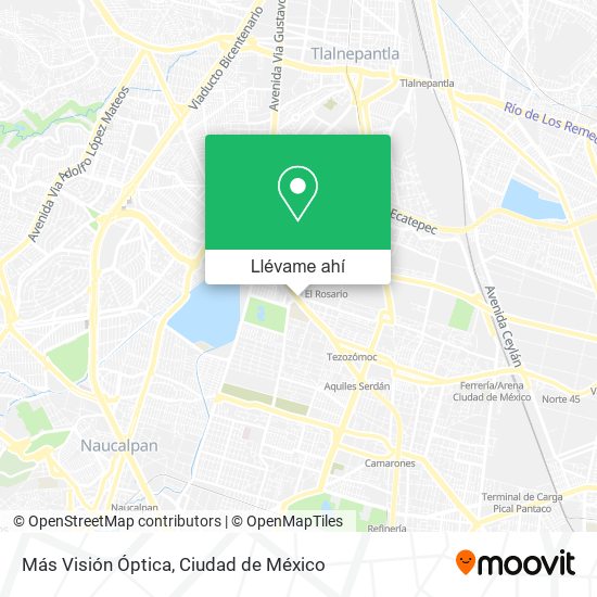 Mapa de Más Visión Óptica