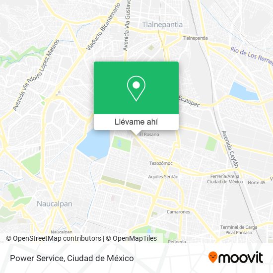 Mapa de Power Service