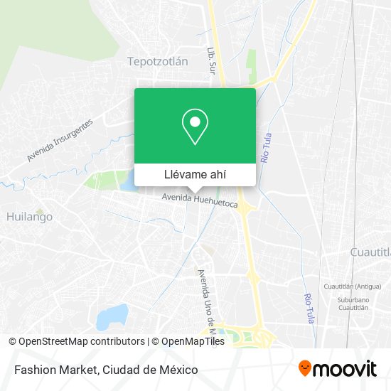 Mapa de Fashion Market