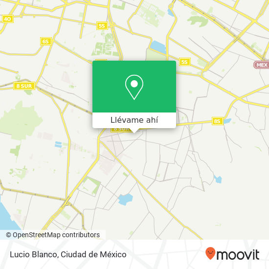 Mapa de Lucio Blanco