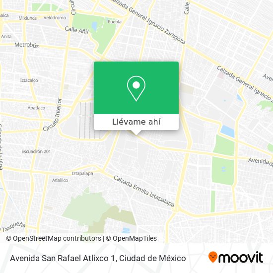 Mapa de Avenida San Rafael Atlixco 1