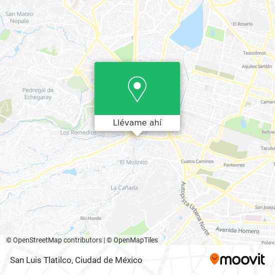 Mapa de San Luis Tlatilco