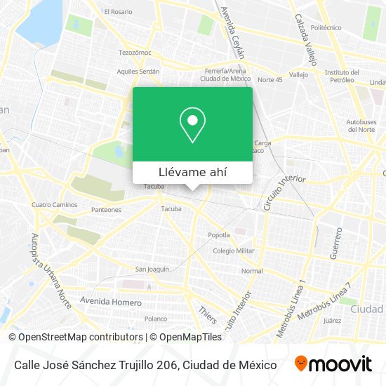 Mapa de Calle José Sánchez Trujillo 206