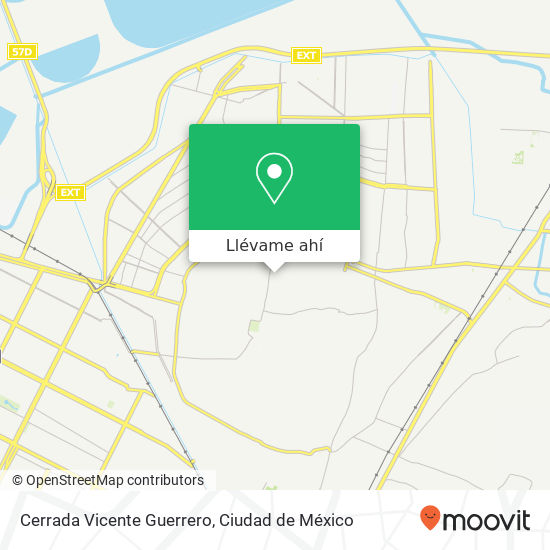 Mapa de Cerrada Vicente Guerrero