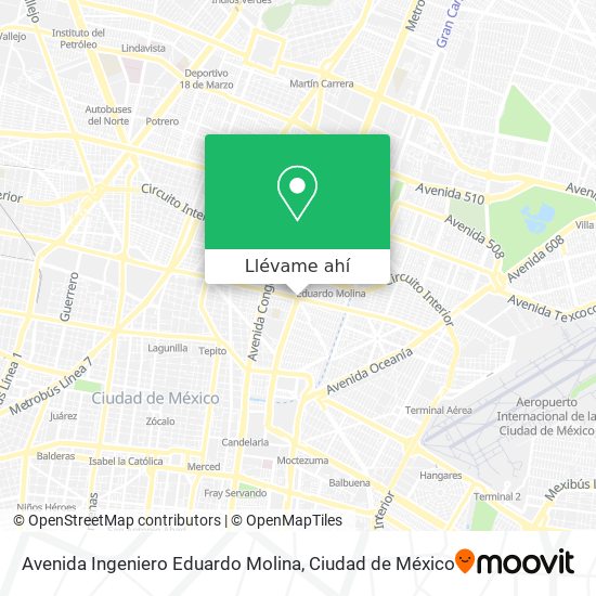 Cómo llegar a Avenida Ingeniero Eduardo Molina en Gustavo A. Madero en  Autobús o Metro?