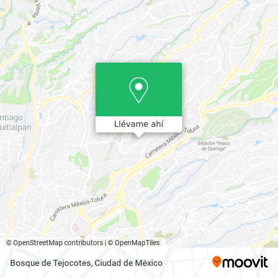 Mapa de Bosque de Tejocotes