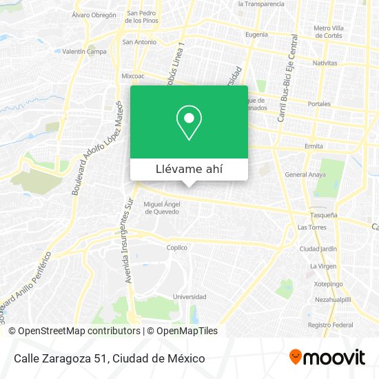 Mapa de Calle Zaragoza 51