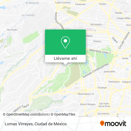 Mapa de Lomas Virreyes
