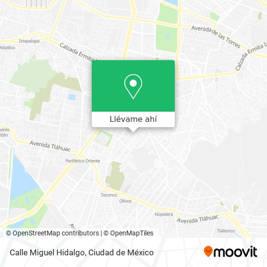 Mapa de Calle Miguel Hidalgo