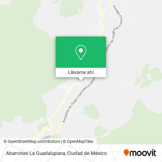 Mapa de Abarrotes La Guadalupana