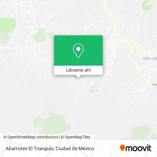 Mapa de Abarrotes El Triangulo