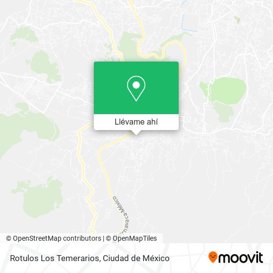 Mapa de Rotulos Los Temerarios