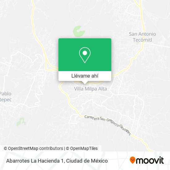 Mapa de Abarrotes La Hacienda 1