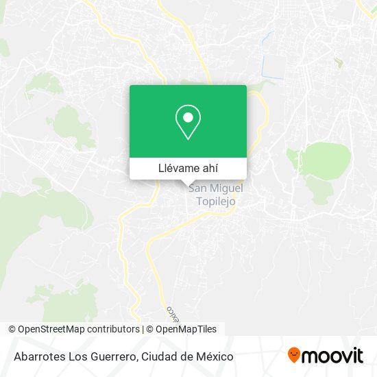 Mapa de Abarrotes Los Guerrero