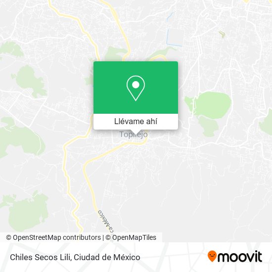 Mapa de Chiles Secos Lili