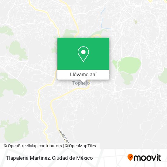 Mapa de Tlapaleria Martinez