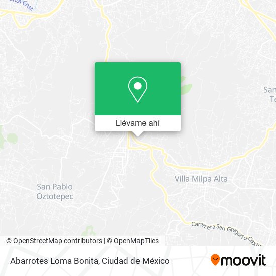 Mapa de Abarrotes Loma Bonita