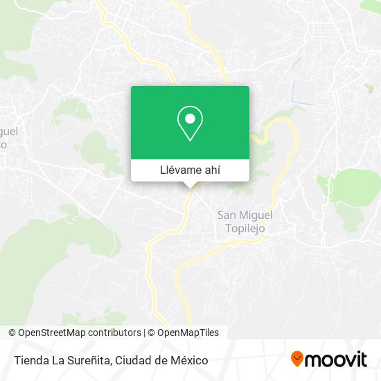 Mapa de Tienda La Sureñita