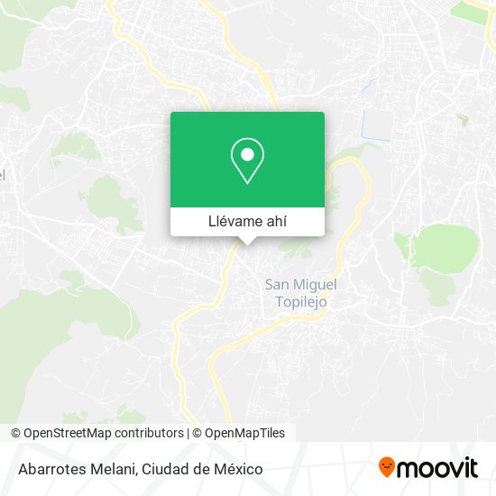 Mapa de Abarrotes Melani