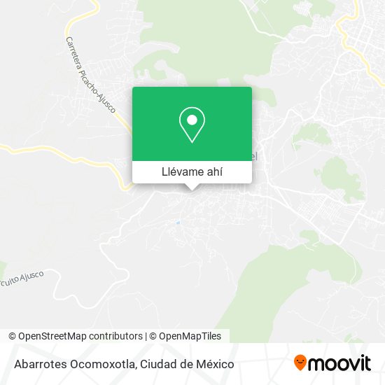 Mapa de Abarrotes Ocomoxotla