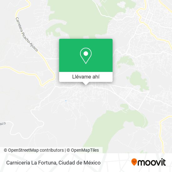 Mapa de Carniceria La Fortuna