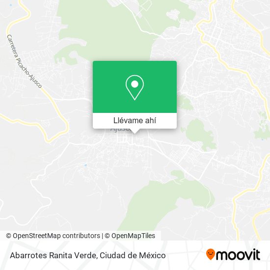 Mapa de Abarrotes Ranita Verde