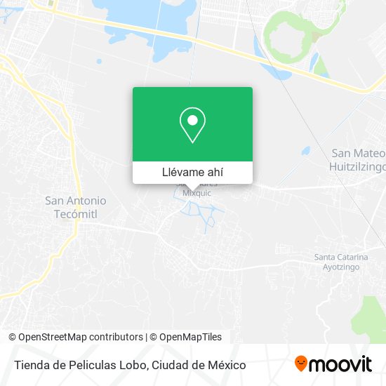 Mapa de Tienda de Peliculas Lobo