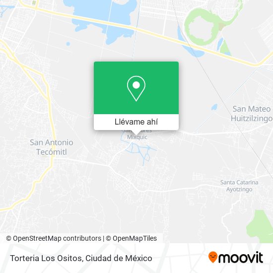 Mapa de Torteria Los Ositos