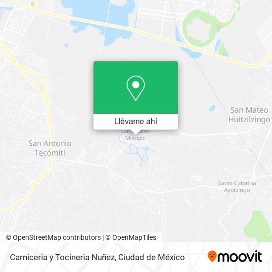 Mapa de Carniceria y Tocineria Nuñez