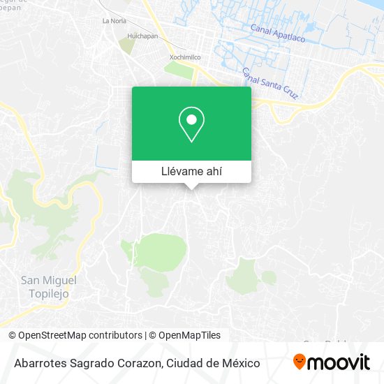 Mapa de Abarrotes Sagrado Corazon