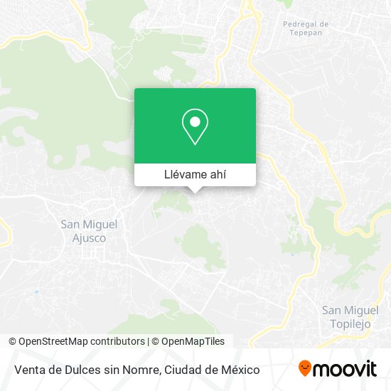 Mapa de Venta de Dulces sin Nomre