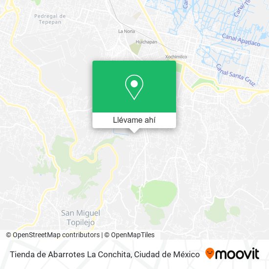 Mapa de Tienda de Abarrotes La Conchita