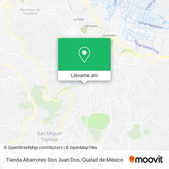 Mapa de Tienda Abarrotes Don Juan Dos