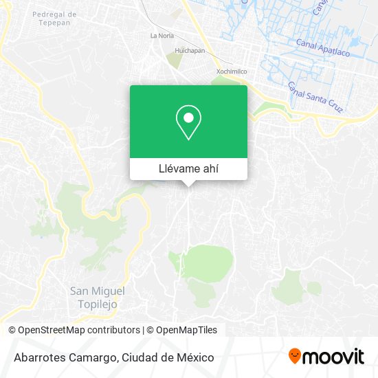 Mapa de Abarrotes Camargo