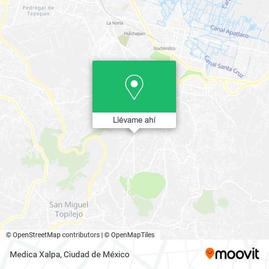 Mapa de Medica Xalpa