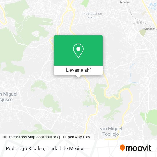 Mapa de Podologo Xicalco